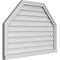 Ekena Millwork Octagonal Top Surface Mount PVC Gable Vent w/ 2"W x 2"P Brickmould Sill Frame, 40"W x 28"H GVPOT40X2803SN - alternate 2